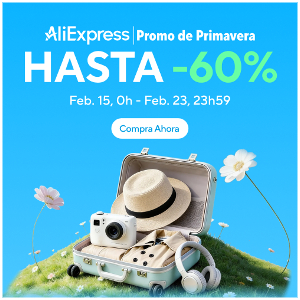 Cupones Promo de Primavera en Aliexpress