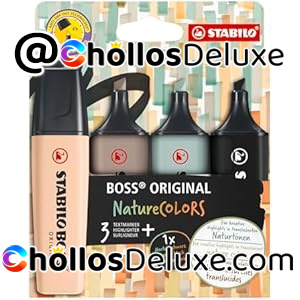 Stabilo Boss Original NatureCOLORS 4 Marcadores