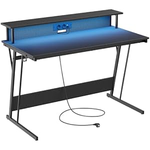 Vasagle Escritorio Gaming LED 120cm