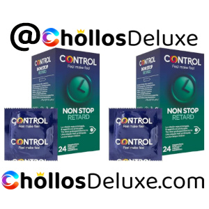 2x Control Non Stop Retard 24 Preservativos