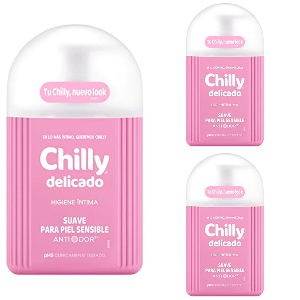 3 Geles Íntimos Chilly Delicado 250ml