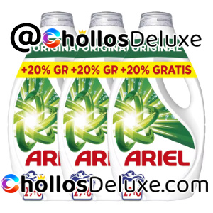 3x Ariel Original 35 Lavados Detergente