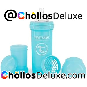 Twistshake Biberón Anticólicos 260ml Azul