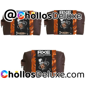 3x Axe Dark Temptation Neceser Hombre