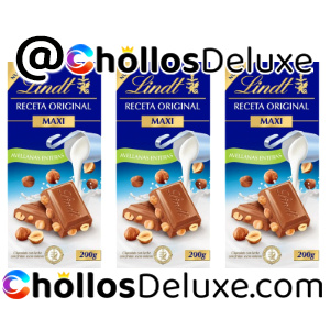 3x Lindt Leche Avellanas 200g