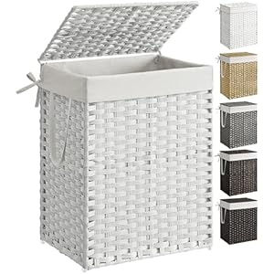 Songmics LCB51WT Cesto Ropa 90L