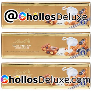 3x Lindt Leche Avellanas Pasas 300g