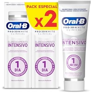 2x Oral-B Pro 3D White Pasta Dientes