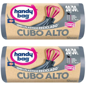 2x Handy Bag 12 Bolsas Basura 20-30L