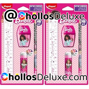 2x Maped Mini Set Papelería Barbie