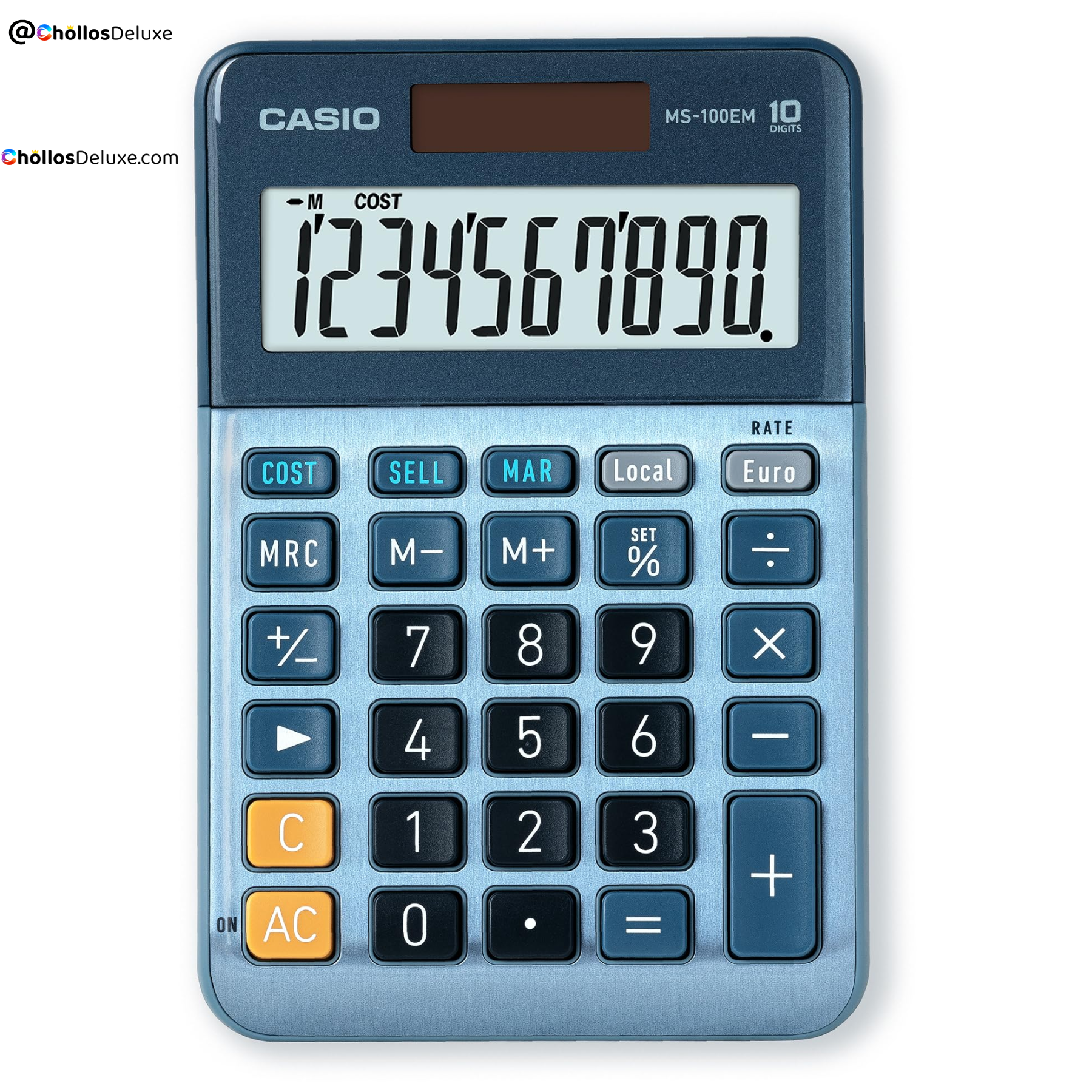 Casio MS-100EM Calculadora de Sobremesa Azul