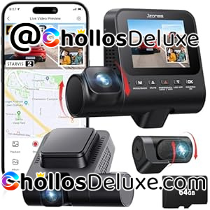Dashcam 4K de 3 Canales 64GB