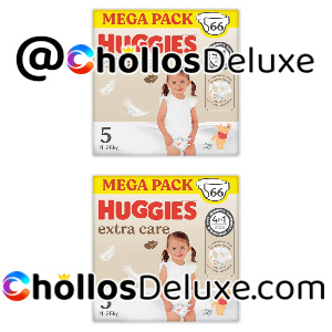 2x Huggies Extra Care Talla 5 33 Pañales
