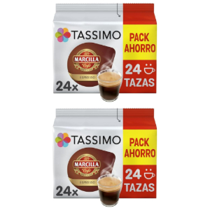 2x Tassimo Marcilla Espresso 24 Cápsulas