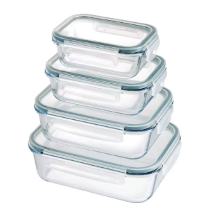 4x Fiambreras Borosilicato Microondas