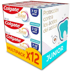 12x Colgate Total Junior Pasta de Dientes Infantil 50ml