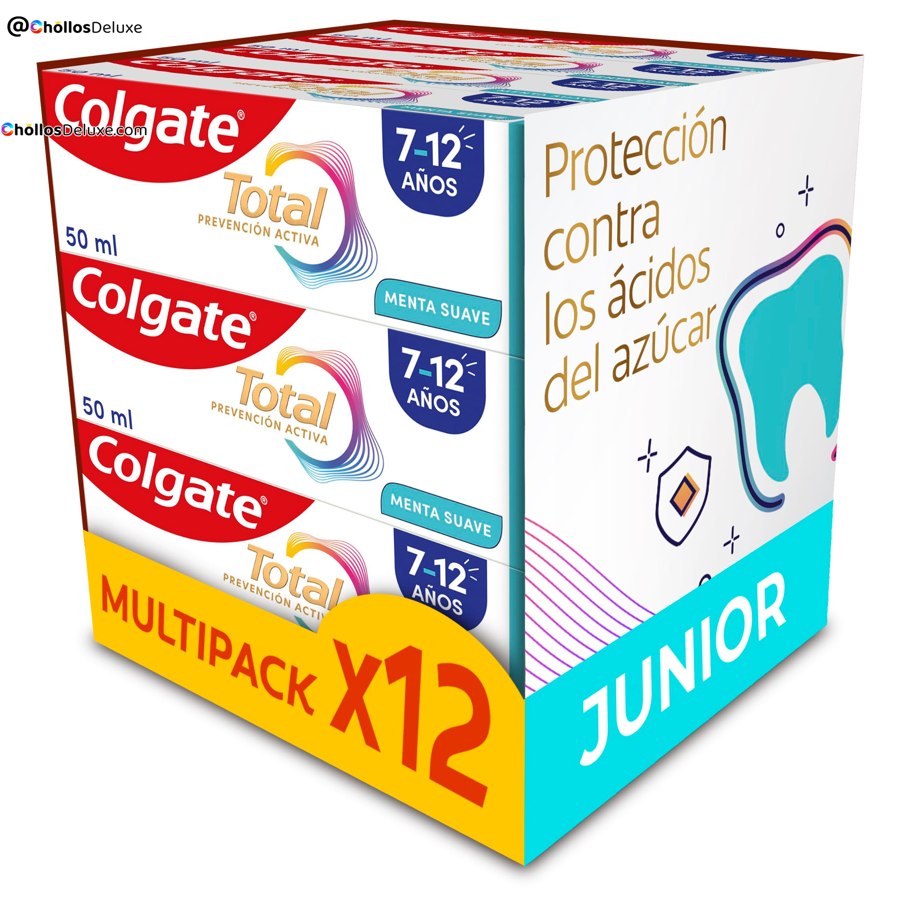 12x Colgate Total Junior Pasta Dental 50ml