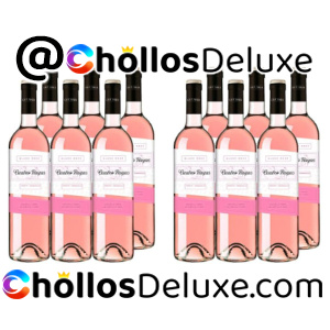 12x Cuatro Rayas Blush Rosé Vino 750ml