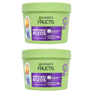 2x Garnier Fructis Método Rizos Mascarilla 370ml