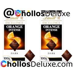 2x Lindt Excellence Naranja Chocolate Negro