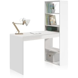 Habitdesign Duplo Mesa Escritorio Estantería