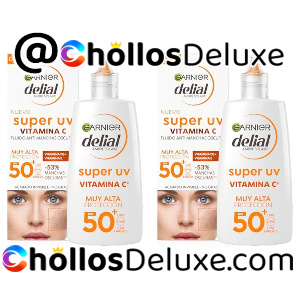 2x Garnier Delial Super UV Vitamina C FPS50+