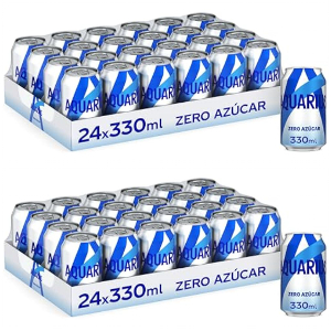 48x Aquarius Limón Zero Bebida 330ml