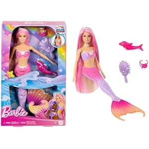 Mattel Barbie Malibu Muñeca Sirena Color
