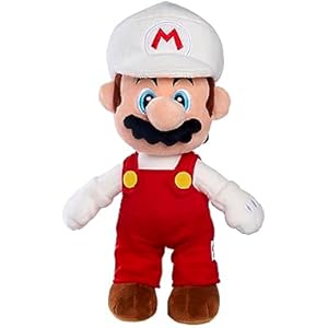 Simba Super Mario Fire Mario Peluche 30cm