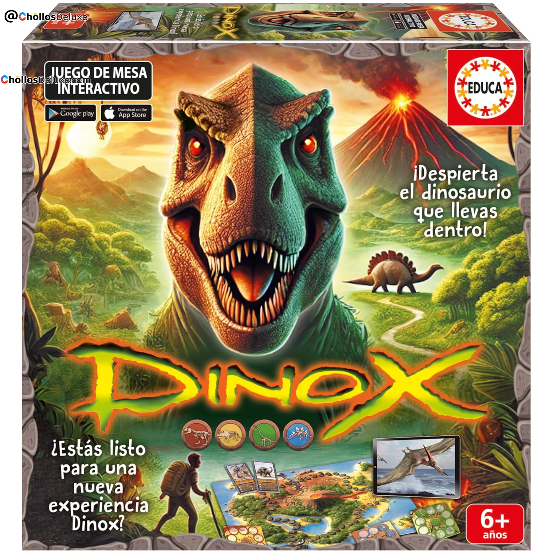 Educa Dinox Juego de Mesa Educativo
