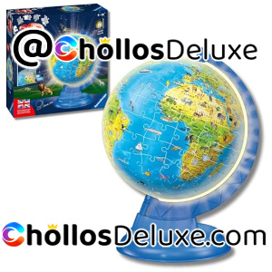 Globo Terráqueo Puzzle 3D 180 Piezas