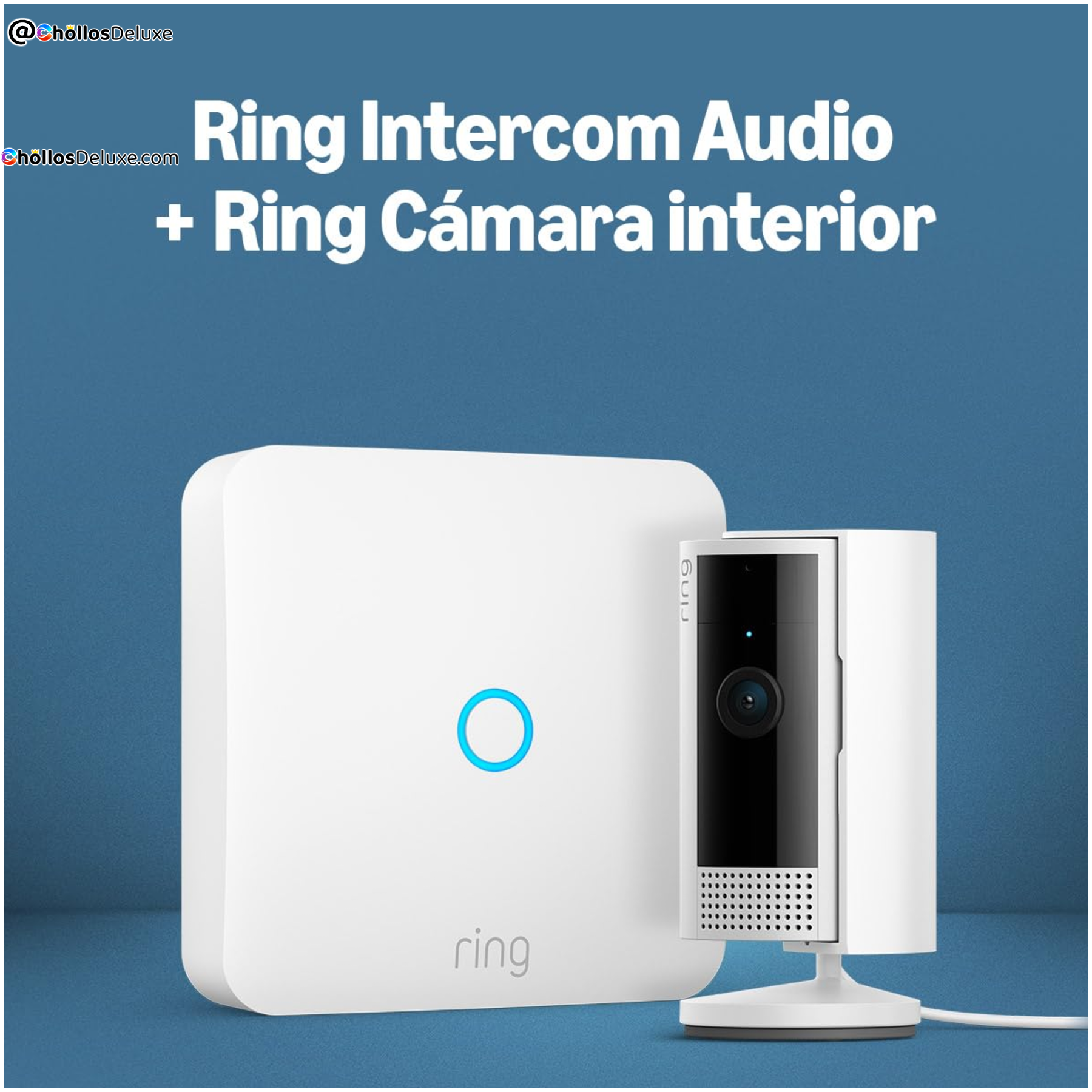 Ring Intercom +Cámara Interior HD
