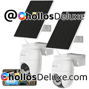 2x Ezviz CB8 Lite Cámara Vigilancia +Solar