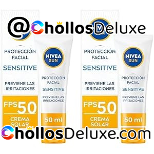 2x Nivea Sun Sensitive FP50 Facial 50ml