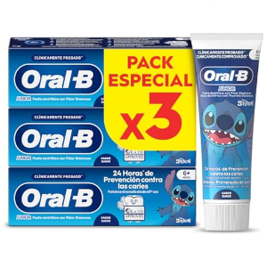 3x Oral-B Pro Junior Stitch Pasta 75ml