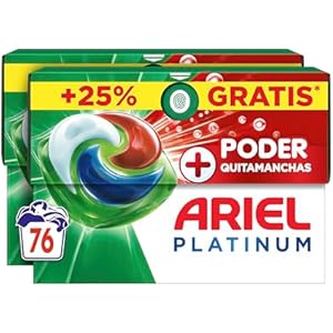 76 Cápsulas Ariel Pods Platinum