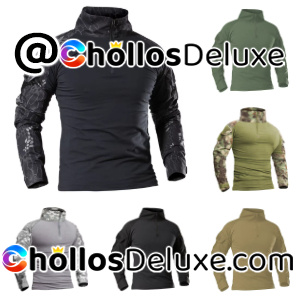 Camiseta Táctica Camuflaje Hombre Manga Larga
