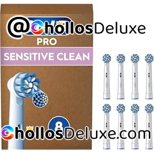 8x Cabezales Oral-B Pro Sensitive Clean