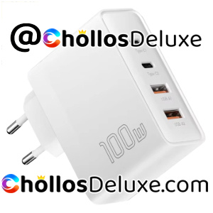 Cargador 100W GaN 4 Puertos USB-C