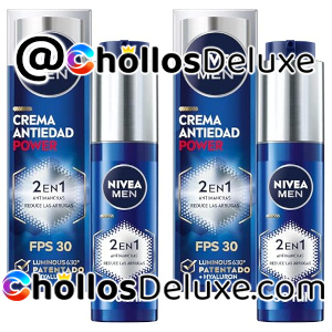 2x Nivea Men Power Crema Antiedad FP30
