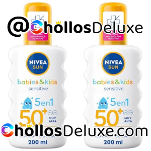 2x Nivea Sun Babies Kids FP50+ Spray 200ml