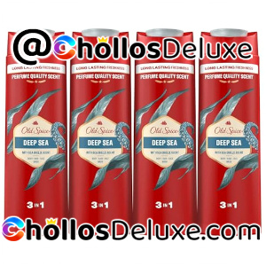 4x Old Spice Deep Sea Gel 3 en 1 400ml