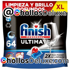 Finish Powerball Ultimate 64 Pastillas Lavavajillas
