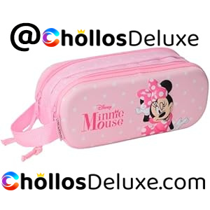 Safta Minnie Mouse Estuche Doble 3D