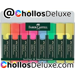 8x Subrayadores Faber-Castell Textliner 48