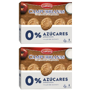 2x Campurrianas 320g Galletas 0% Azúcares