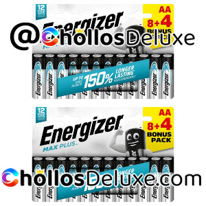 2x Energizer 12 Pilas AA Max Plus