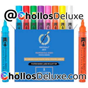 Pinturale Arts Rotuladores Tiza Líquida 8 Colores