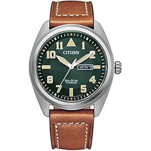 Citizen Eco Drive Reloj Hombre Correa Cuero