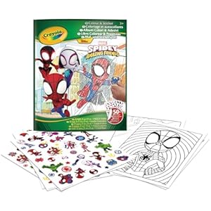 Crayola Spidey Álbum Colorear +Pegatinas